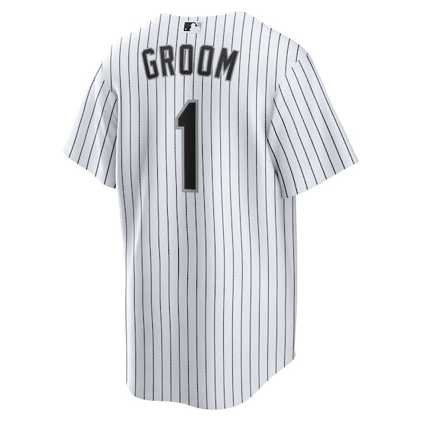 Chicago White Sox Nike #1 Groom Home Replica Jersey - White