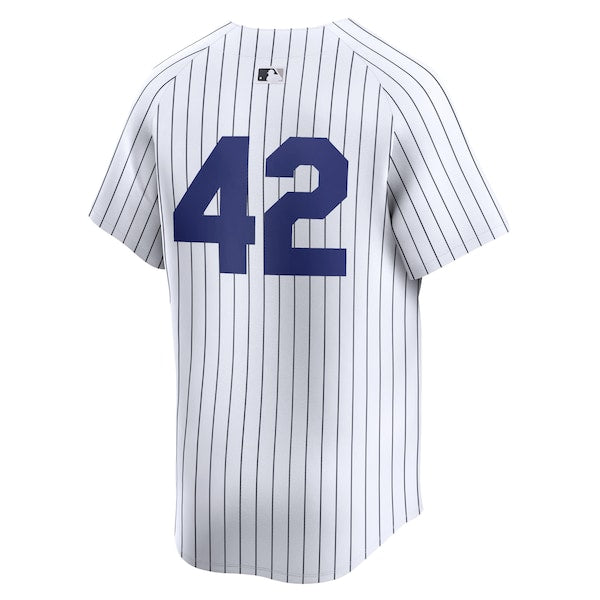 New York Yankees Nike 2024 Jackie Robinson Day Home Limited Jersey – White