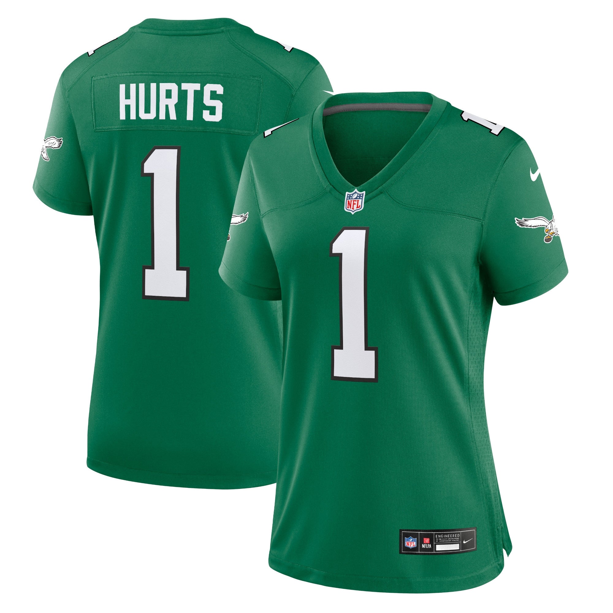 Jalen Hurts Philadelphia Eagles Nike Women's Team Game Jersey - Midnight Green