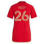 Caleb Wiley Atlanta United FC adidas Women's 2024 The17's Kit Replica Player Jersey - Black/Light Blue