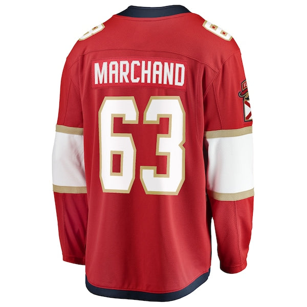 Brad Marchand Florida Panthers  2025 Stanley Cup Champions Breakaway Jersey - Red