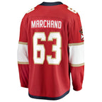 Brad Marchand Florida Panthers  2025 Stanley Cup Champions Breakaway Jersey - Red
