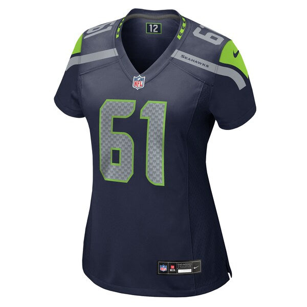 Jalen Sundell Seattle Seahawks Nike Women's Team Game Jersey -  College Navy