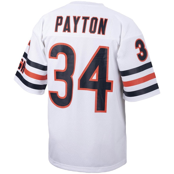 Walter Payton Chicago Bears Big & Tall 1985 Retired Player Replica Jersey - White/Navy