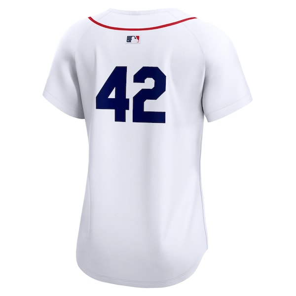 Boston Red Sox Nike Women's 2024 Jackie Robinson Day Home Limited Jersey – White
