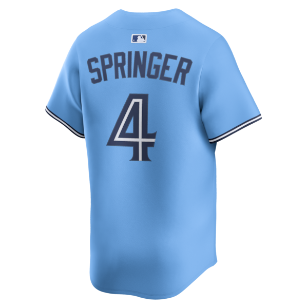 Men's Toronto Blue Jays George Springer Nike Powder Blue 2025 World Series Alternate Limited Jersey