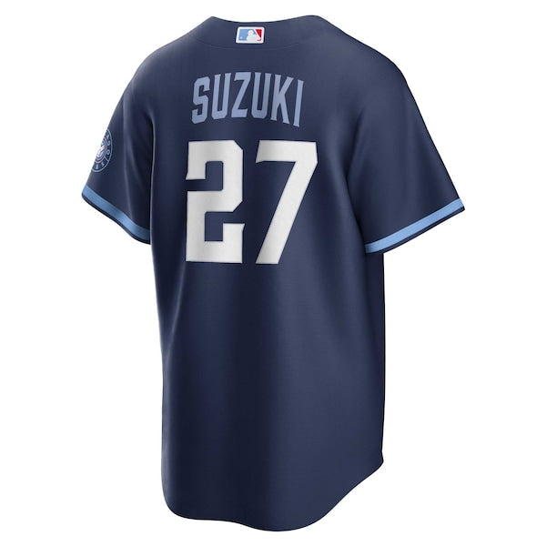 Seiya Suzuki Chicago Cubs Nike City Connect Replica Player Jersey - Navy