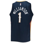 Zion Williamson New Orleans Pelicans Nike Youth 2021/22 Diamond Swingman Jersey - Icon Edition - Navy
