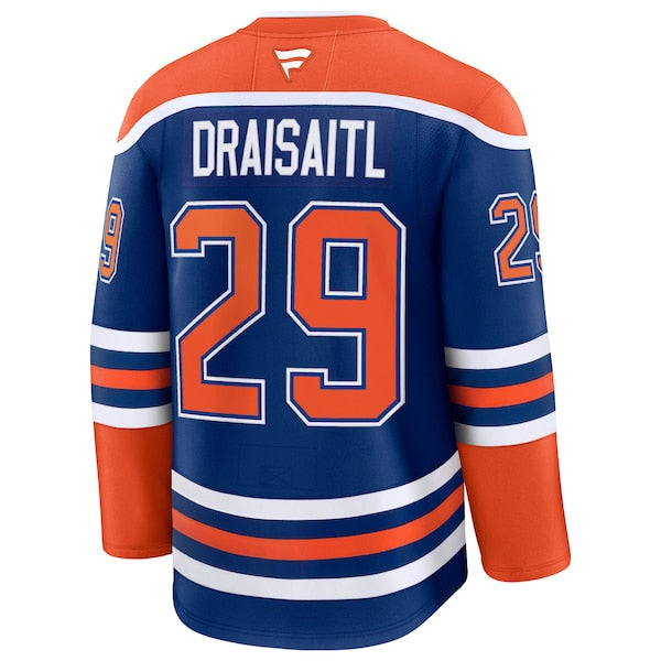 Leon Draisaitl Edmonton Oilers  2025 Stanley Cup Final Home Premium Jersey - Royal