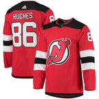 Jack Hughes New Jersey Devils adidas Home Primegreen Authentic Player Jersey - Red/Black