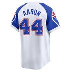 Hank Aaron Atlanta Braves Nike Throwback Cooperstown Limited Jersey - White