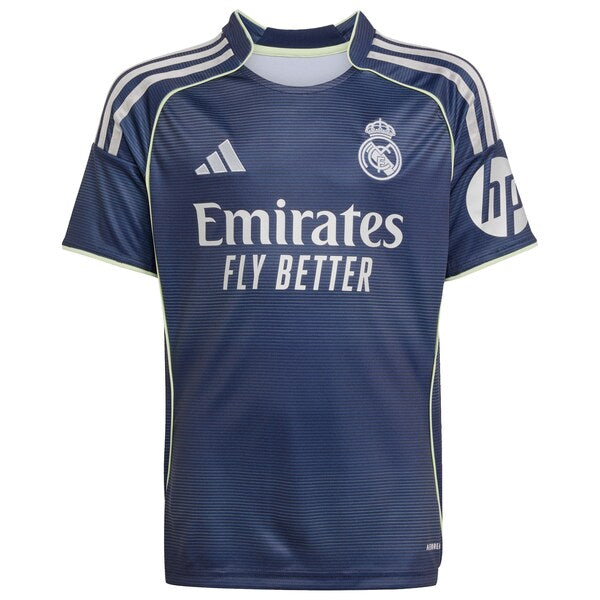 Los Merengues adidas Youth 2025/26 Away Replica Custom Jersey - Blue/White