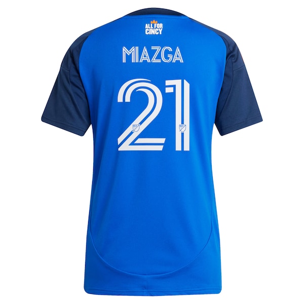 Matt Miazga FC Cincinnati adidas Women's 2025 Orange and Blue Legacy Kit Replica Player Jersey - Blue