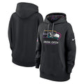 Seattle Seahawks Nike Women's 2024 NFL Crucial Catch Club Pullover Hoodie - Black