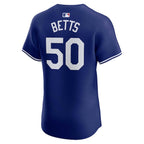 Mookie Betts Los Angeles Dodgers Nike Alternate Elite Player Jersey - Royal/White