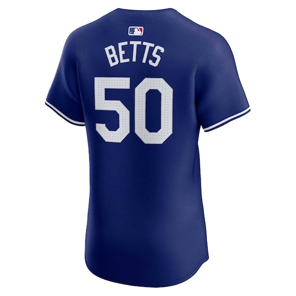 Mookie Betts Los Angeles Dodgers Nike Alternate Elite Player Jersey - Royal/White