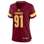 Deatrich Wise Jr. Washington Commanders Nike Women's Team Game Jersey -  Burgundy