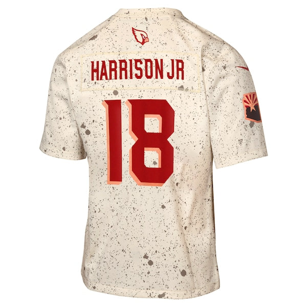 Marvin Harrison Jr. Arizona Cardinals Nike Youth 2025 Rivalries Collection Game Jersey - Natural
