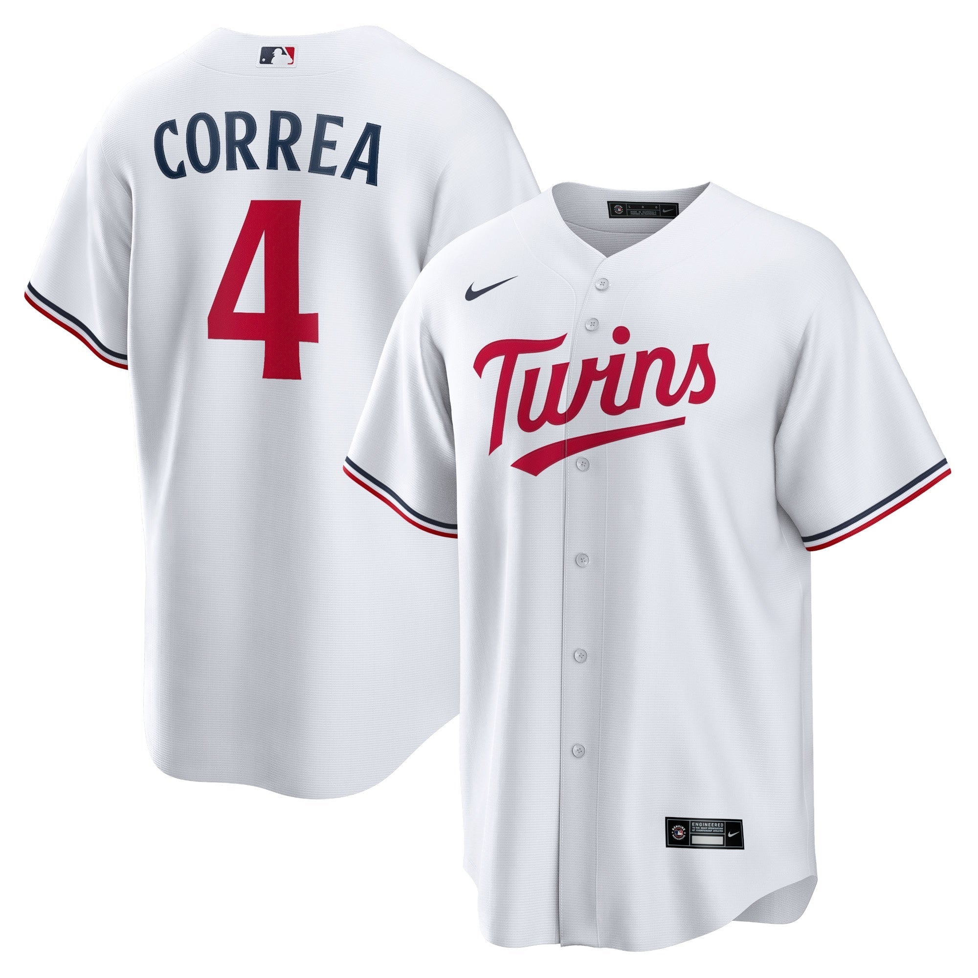 Carlos Correa Minnesota Twins Nike Alternate Replica Player Jersey - Navy/White