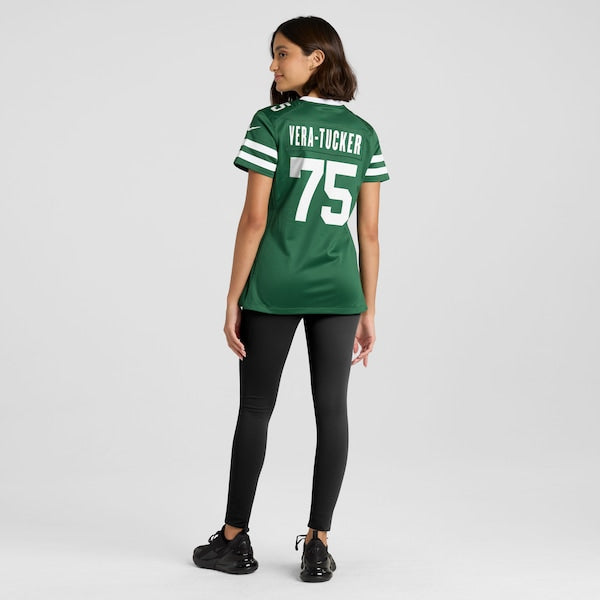 Alijah Vera-Tucker New York Jets Nike Women's Team Game Jersey - Legacy Green