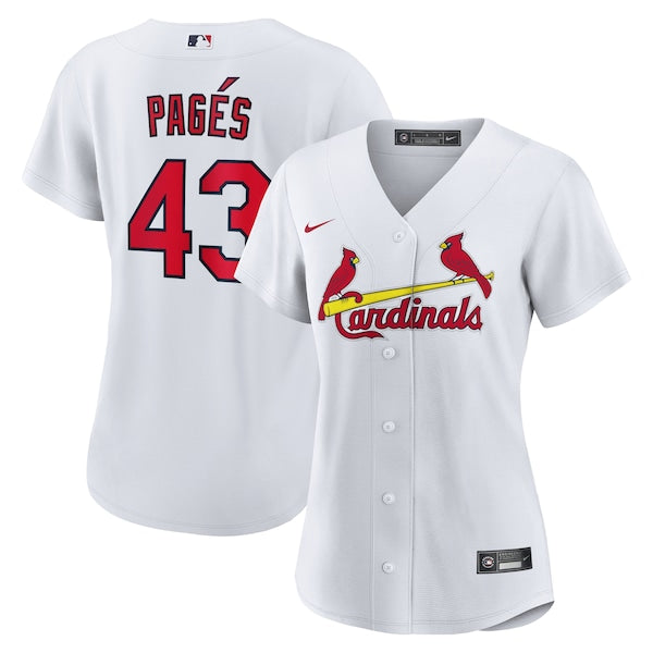Pedro Pagés St. Louis Cardinals Nike Women's Home Replica Jersey - White