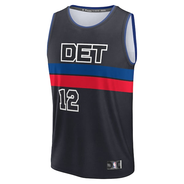 Tobias Harris Detroit Pistons  Youth Fast Break Player Jersey - Statement Edition - Black