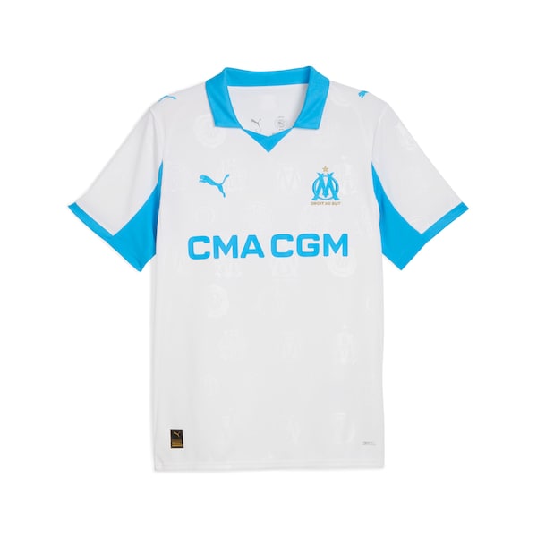 Olympique Marseille Puma 2025/26 Replica Home Jersey - White/Navy