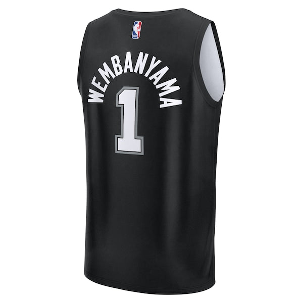 Victor Wembanyama San Antonio Spurs  2025/26 City Edition Fast Break Jersey - Black