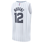 Ja Morant Memphis Grizzlies  2025/26 City Edition Fast Break Jersey - White