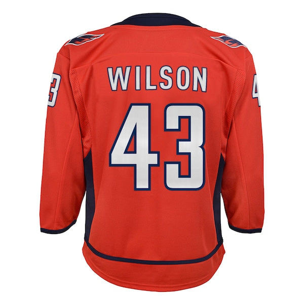 Tom Wilson Washington Capitals Youth 2022/23 Premier Player Jersey - Red/Navy