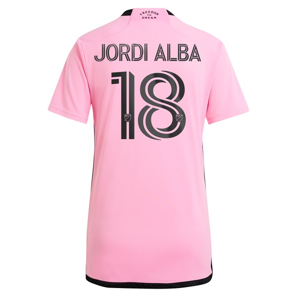 Jordi Alba Ramos Inter Miami CF adidas Women's 2024 2getherness Replica Player Jersey - Pink