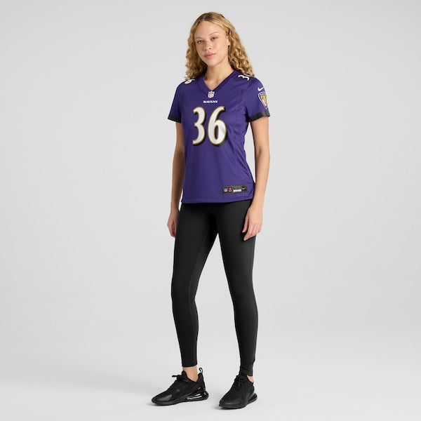 Owen Wright Baltimore Ravens Nike Women's  Game Jersey -  Purple