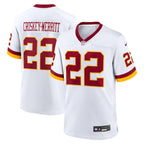 Jacory Croskey-Merritt Washington Commanders Nike Game Super Bowl Era Jersey - White
