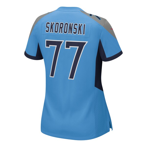 Peter Skoronski Tennessee Titans Nike Women's Team Game Jersey -  Light Blue