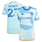 Cole Bassett Colorado Rapids adidas 2024 New Day Kit Replica Jersey - Light Blue