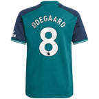 Martin Odegaard Arsenal adidas Youth 2023/24 Third Replica Player Jersey - Green