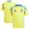 Sweden National Team adidas Youth 2024 Home Replica Jersey - Yellow