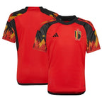 Belgium National Team adidas Youth 2022/23 Home Replica Jersey - Red
