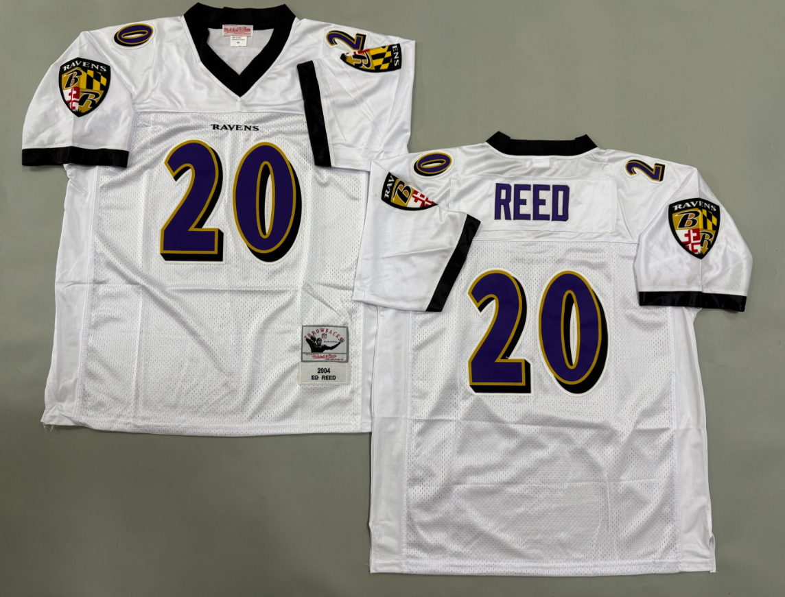 Ed Reed  Baltimore Ravens Authentic Throwback Retired Player Jersey