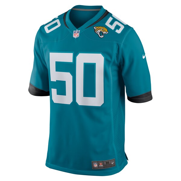 Trevis Gipson Jacksonville Jaguars Nike Team Game Jersey -  Teal