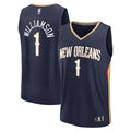 Zion Williamson New Orleans Pelicans  Youth Fast Break Replica Player Jersey - Icon Edition - Navy