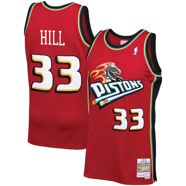Grant Hill Detroit Pistons 1999/00 Hardwood Classics Swingman Jersey - Red