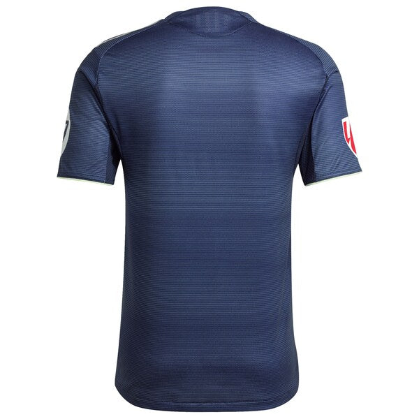 Los Merengues adidas 2025/26 Away Authentic Jersey - Blue/White