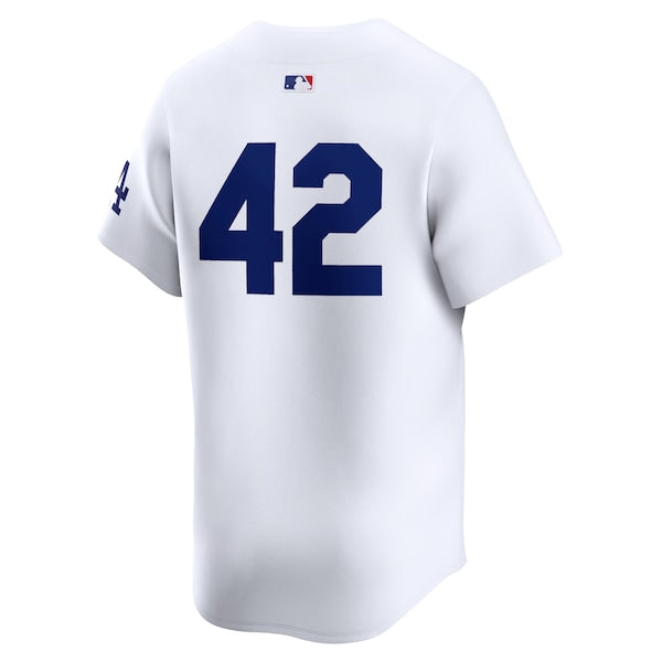 Los Angeles Dodgers Nike 2024 Jackie Robinson Day Home Limited Jersey – White