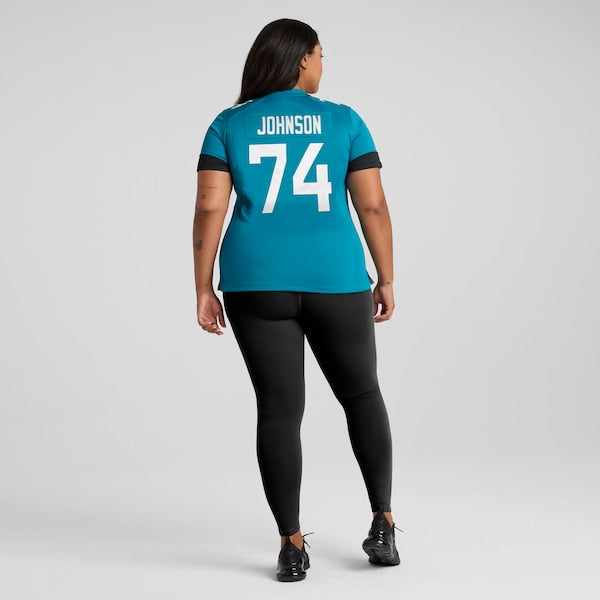 Fred Johnson Jacksonville Jaguars Nike Women's Team Game Jersey -  Teal
