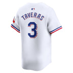 Leody Taveras Texas Rangers Nike Home Limited Player Jersey - White
