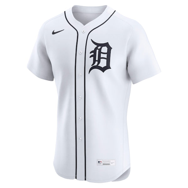 Detroit Tigers Nike Home Elite Jersey - White/Navy