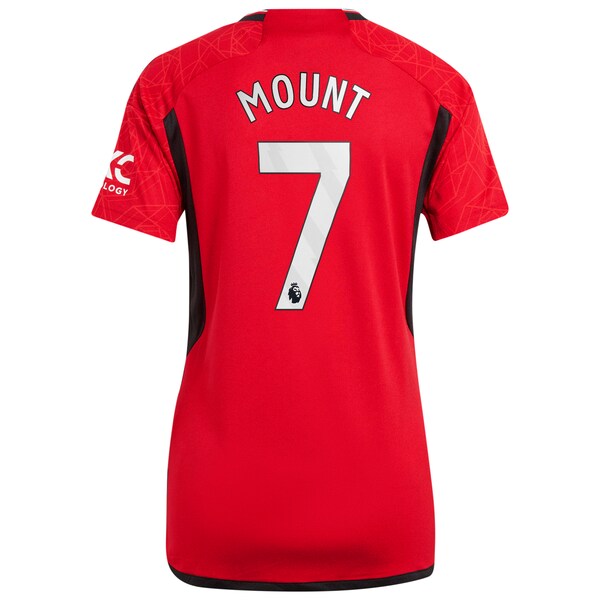 Mason Mount Manchester United adidas Women's 2023/24 Home Replica Player Jersey - Red/Green