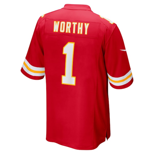 Xavier Worthy Kansas City Chiefs Nike Super Bowl LIX Game Jersey - Red