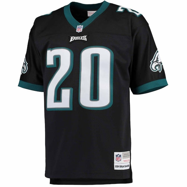 Brian Dawkins Philadelphia Eagles Big & Tall 2004 Retired Player Replica Jersey - Black